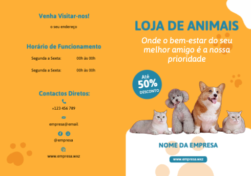 Loja de animais de companhia Exterior