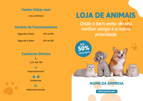 Loja de animais de companhia Exterior