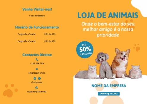 Loja de animais de companhia Exterior