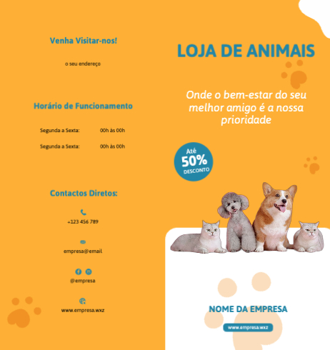 Loja de animais de companhia Exterior
