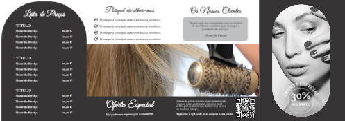 Salão de beleza Interior