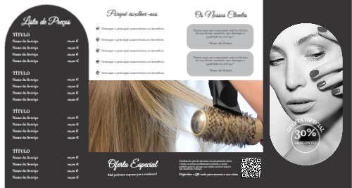 Salão de beleza Interior