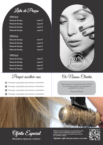 Salão de beleza Interior