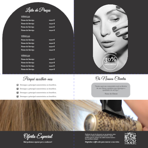 Salão de beleza Interior