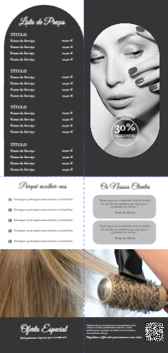 Salão de beleza Interior