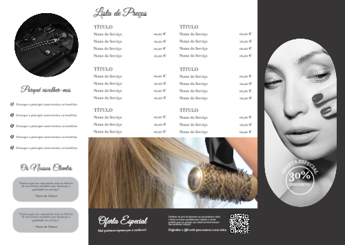 Salão de beleza Interior