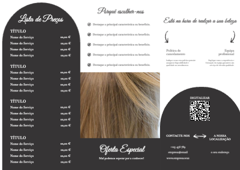 Salão de beleza Interior