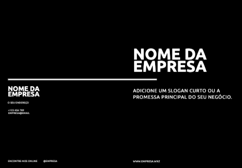 Empresarial simples Frente