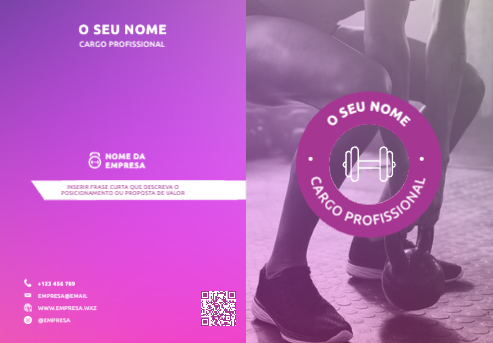 Personal trainer e Desporto Frente