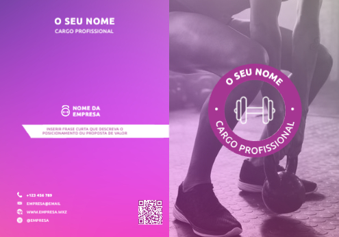 Personal trainer e Desporto Frente