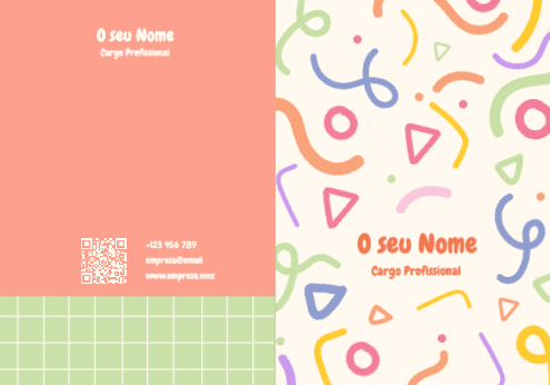 Linhas abstratas- Infantil Frente