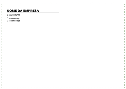 Layout simples Frente