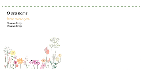 Padrão  Floral Frente