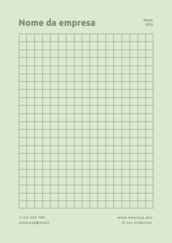 Modelo Quadriculado Frente