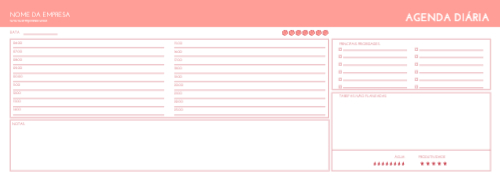 Plano Diário- Empresarial Frente