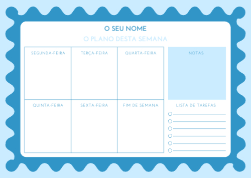 Plano Semanal- Ondular Frente