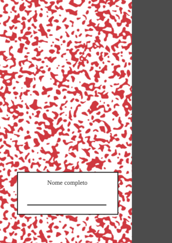 Padrão Estampado Contracapa