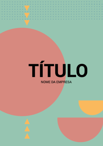 Padrão geométrico Capa