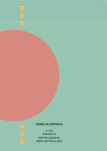Padrão geométrico Contracapa