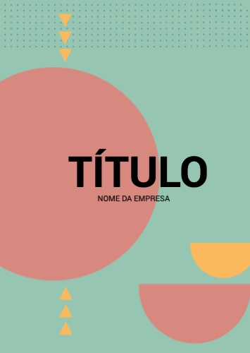 Padrão geométrico Capa