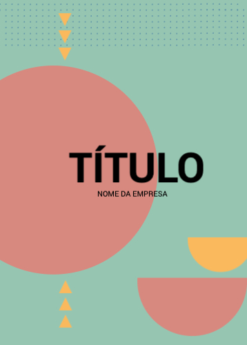 Padrão geométrico Capa