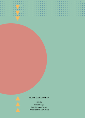 Padrão geométrico Contracapa