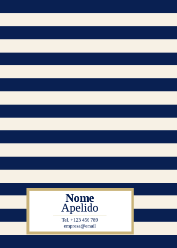 Padrão Marinho Contracapa