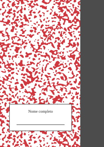 Padrão Estampado Contracapa