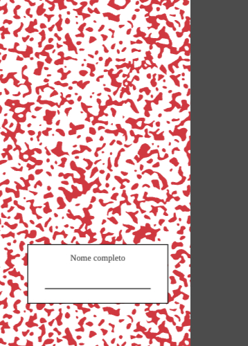 Padrão Estampado Contracapa