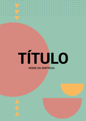 Padrão geométrico Capa