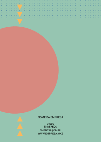 Padrão geométrico Contracapa