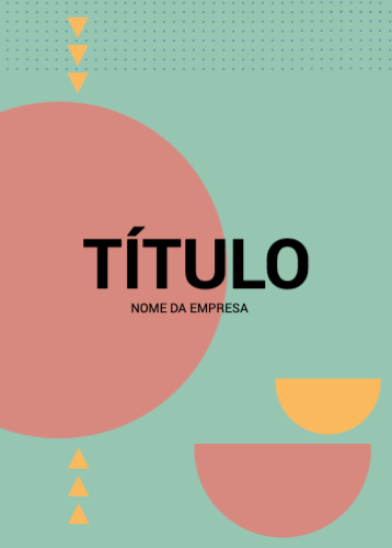 Padrão geométrico Capa