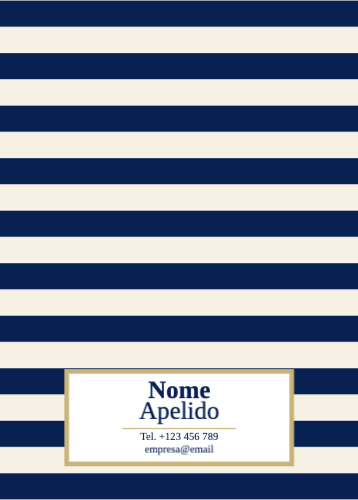 Padrão Marinho Contracapa