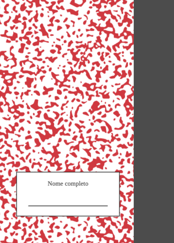 Padrão Estampado Contracapa