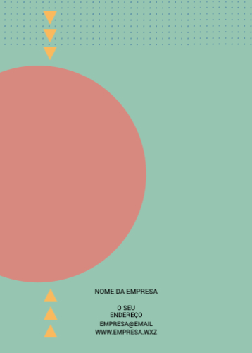 Padrão geométrico Contracapa