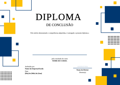 Diploma de Conclusão