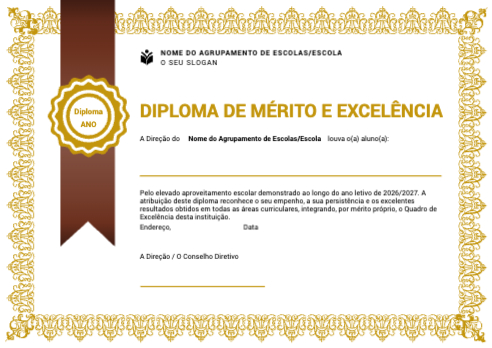 Diploma de Mérito e Excelência