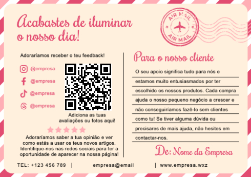 Agradecimento Verso