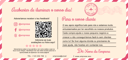 Agradecimento Verso