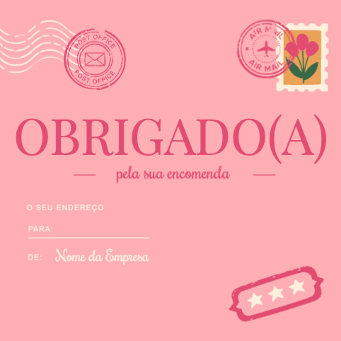 Agradecimento Frente