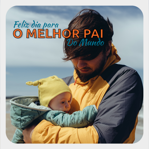 Feliz dia do Pai Frente
