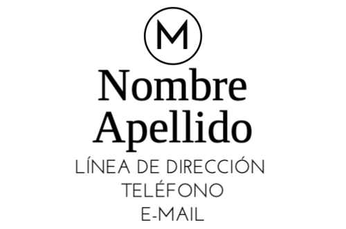 Nombre y Apellido Frente