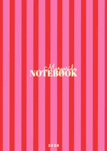 Caderno de Notas com Riscas Capa