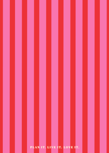 Caderno de Notas com Riscas Contracapa