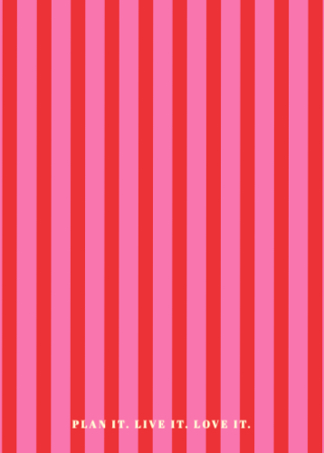 Caderno de Notas com Riscas Contracapa