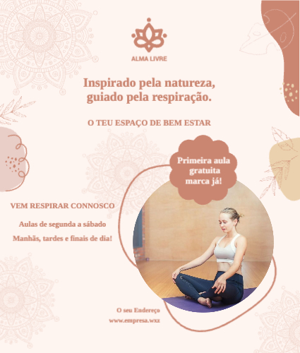 Aula de yoga Frente