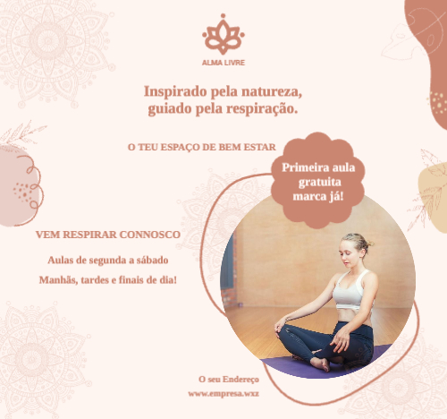 Aula de yoga Frente
