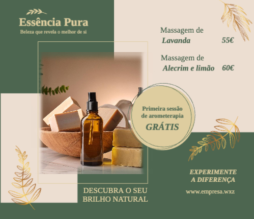 Produto de cosmética Frente