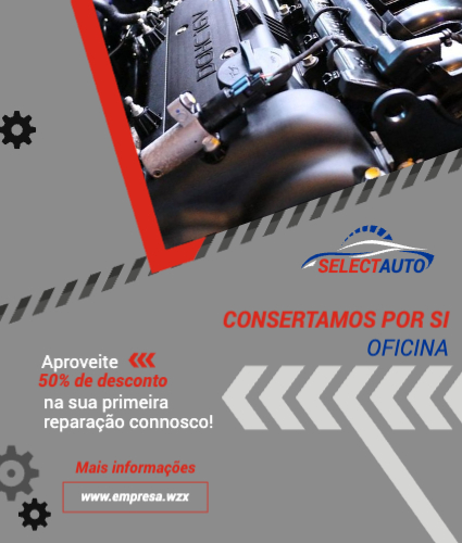 Oficina de automóveis Frente