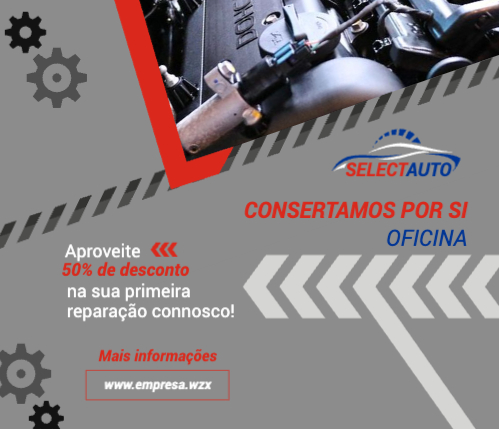 Oficina de automóveis Frente